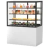 Vitrine Réfrigérée à 4 Faces avec Base 100 Serie Integra - 1000 x 600 x 1400 mm et Sans Accès Frontal - Sayl