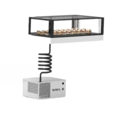 Vitrine Réfrigérée 4 faces Série Cold Integra base 120- avec Groupe - Accès Arrière - Sayl