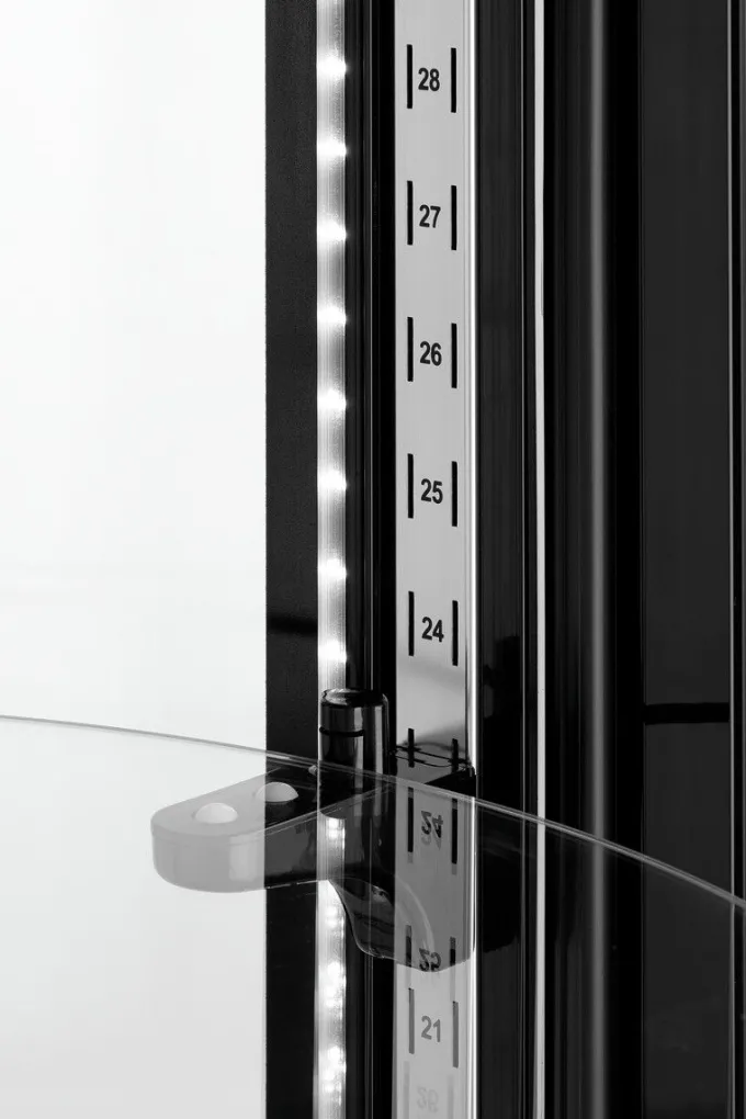 Vitrine Réfrigérée 4 Faces Vitrées à Gâteaux - 400 Litres - Bartscher