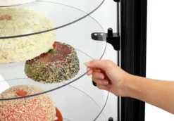Vitrine Réfrigérée 4 Faces Vitrées à Gâteaux - 400 Litres - Bartscher