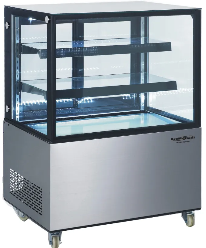 Vitrine Réfrigérée 4 Faces Vitrées - 270 L - Combisteel