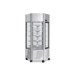 Vitrine Réfrigérée 6 Faces Vitrées 600 litres - Tournante - Furnotel