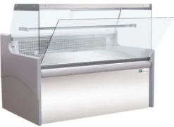 Vitrine Réfrigérée Horizontale Grise Vitre Droite - L 1340 mm - AFI Collin Lucy