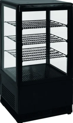 Vitrine Réfrigérée Noire 68 Litres 0°C/+12°C - L2G