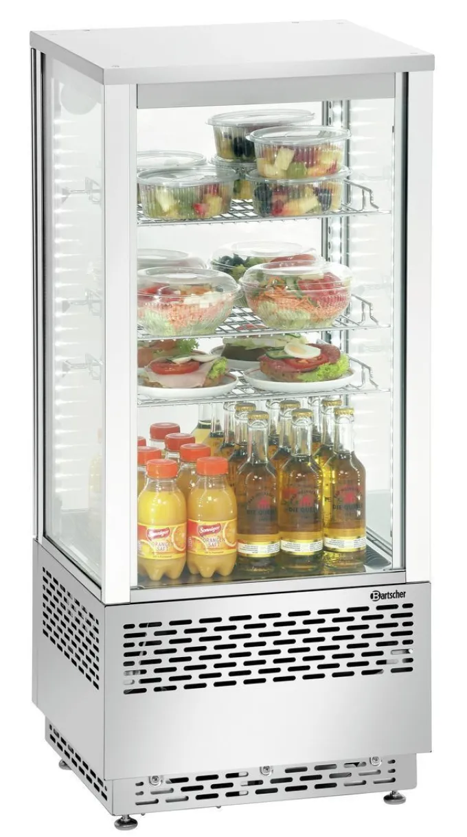 Vitrine Réfrigérée à Poser - 78 L Inox - Bartscher