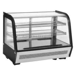 Vitrine Réfrigérée à Poser Positive - Noire et Métal 120 litres - Combisteel