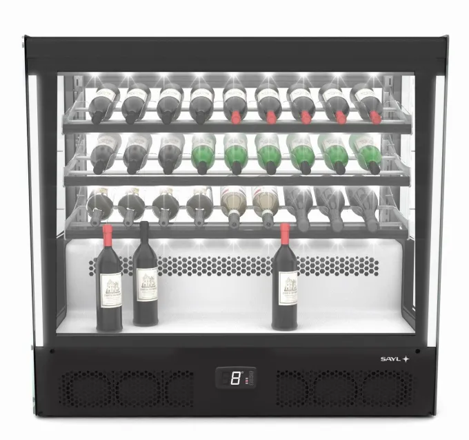 Vitrine Réfrigérée pour Vin Série COMPAK Accès Porte Arrière - 1015x950 mm - SAYL