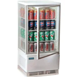 Vitrine Réfrigérée Professionnelle Série C 68 Litres Blanche - Polar