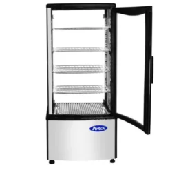 Vitrine Réfrigérée Professionnelle de Présentation 4 Faces Vitrées 88 Litres - ATOSA