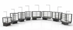 Vitrine Réfrigérée Série Drop-In 2 Niveaux - 600x850 mm - SAYL