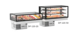 Vitrine Réfrigérée Série Integra drop-in Cold - Accès Arrière - 2 Etagères - Sayl