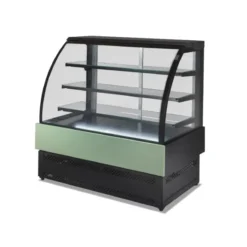 VITRINE RÉFRIGÉRÉE SÉRIE LUXE - VITRAGE BOMBÉ - POSITIVE +2° / +8°C - LARG. 646 MM - Isotech