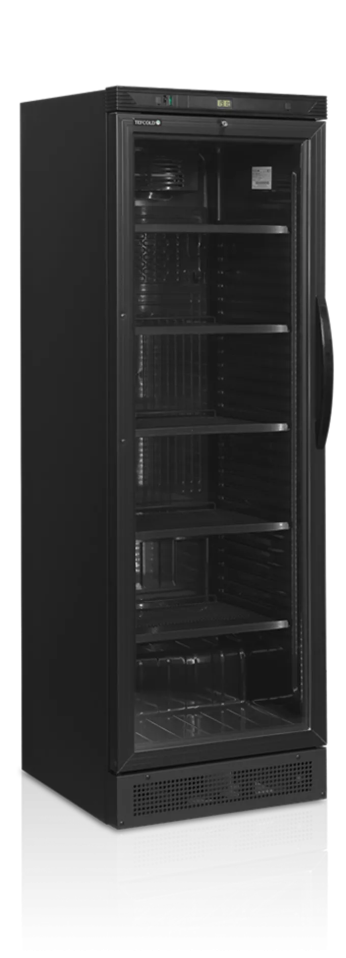 Vitrine Réfrigérée Vitrée Réversible CEV425 - Couleur Noire - TEFCOLD