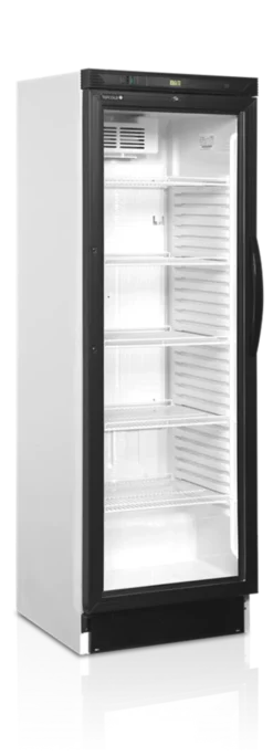Vitrine Réfrigérée Vitrée Réversible CEV425 1 DEL L/H - Noire - TEFCOLD