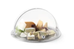 Vitrine ronde à couvercle coulissant roll-top 380x(H)240 mm - Hendi