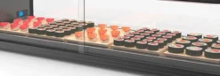 Vitrine Sushi Série LOGIC Cuve Plane avec Groupe Déporté - L 1190 mm - SAYL