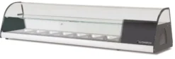 Vitrine à Tapas Inox avec 8 Bacs GN 1/3 - H 400 mm - Coreco