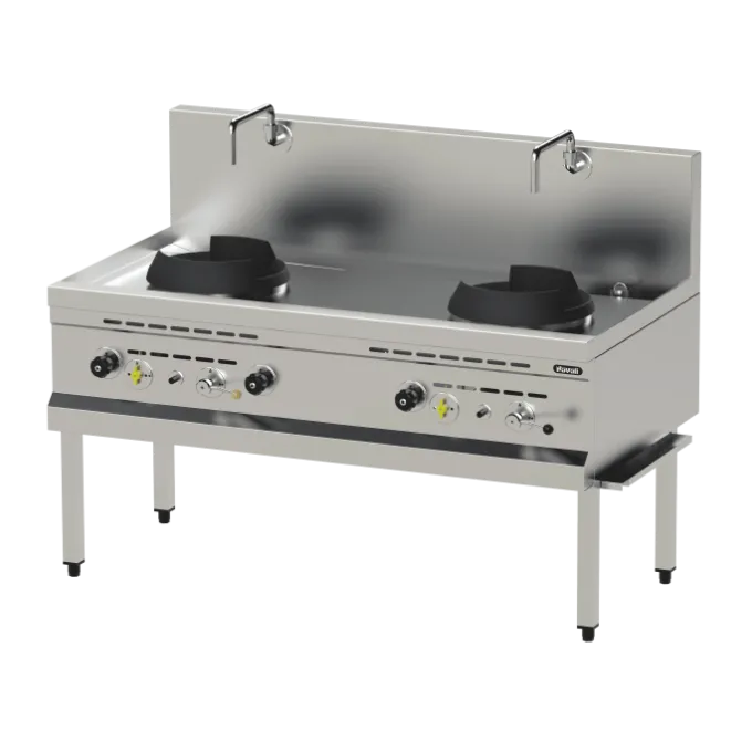 Wok Gaz Serie 750 - 2 Bruleurs - 2 x 33 kW - NAYATI