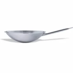 Wok Inox à Fond Rond 36 cm - Pujadas