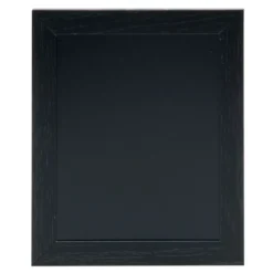 Woody ardoise - Bois finition laqué - feutre-craie blanc + kit de montage inclus -20x24cm - Securit